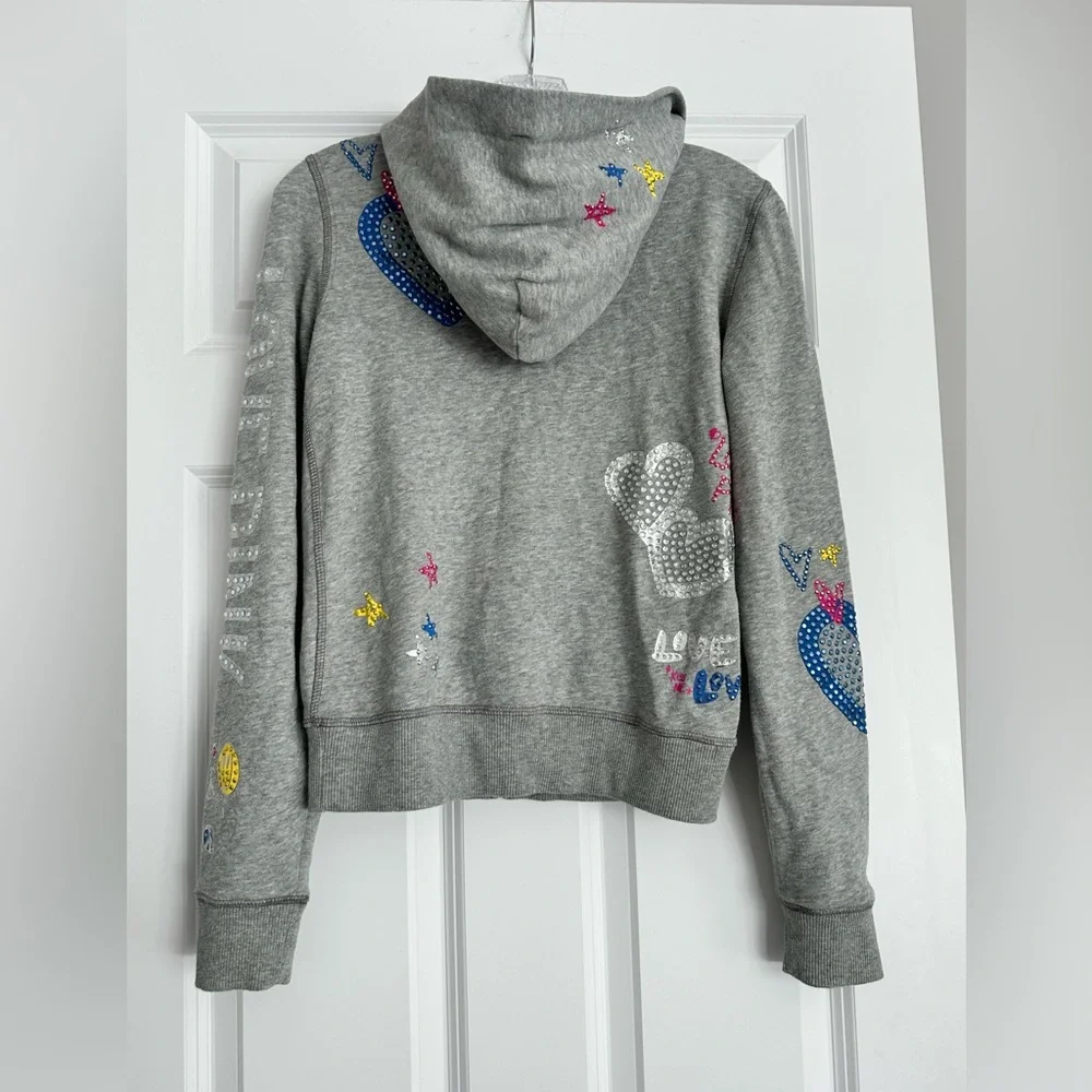 Victoria's Secret Pink Bling Zip up Hoodie - Picture 2 of 8